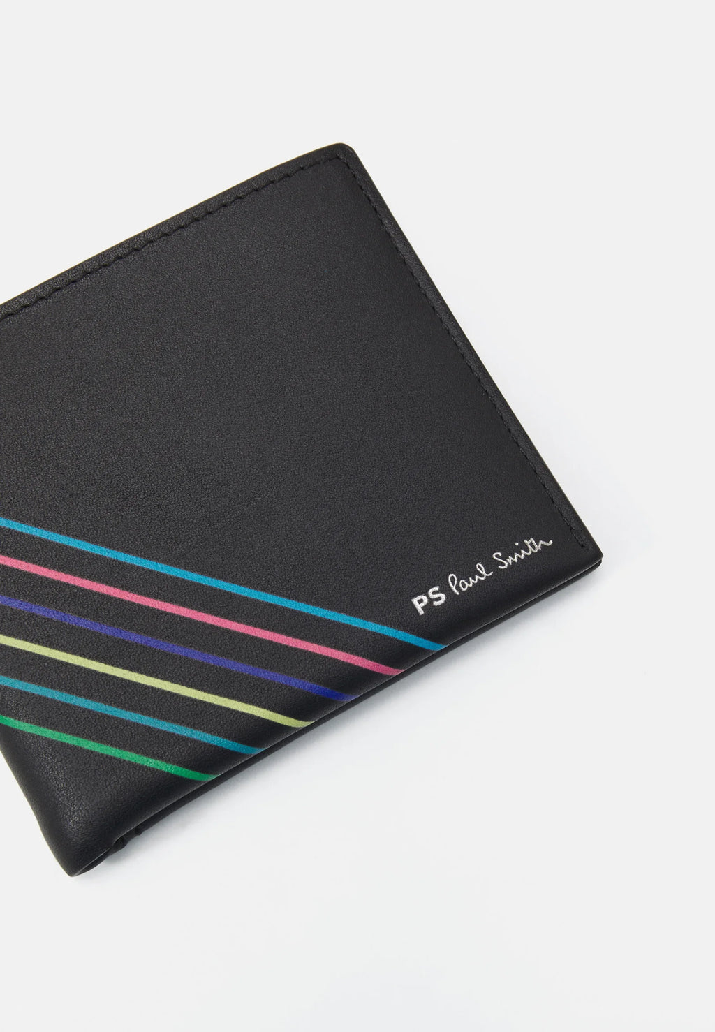 PS Paul Smith Signature Stripe Billfold Wallet front view