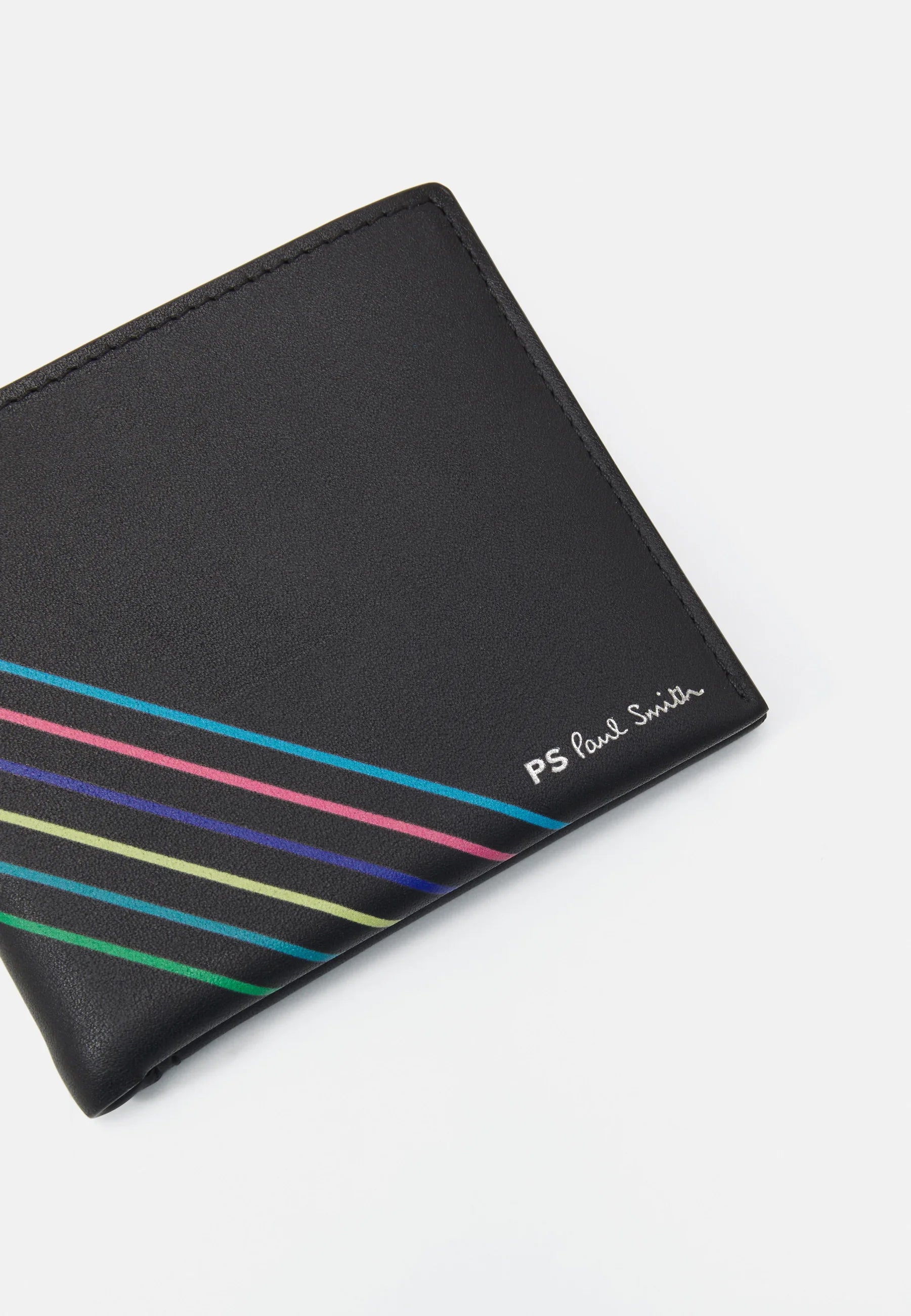 PS Paul Smith Signature Stripe Billfold Wallet front view