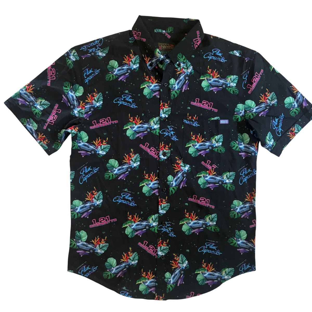 RSVLTS Back to the Future "1.21 Gigawatts" KUNUFLEX Shirt Medium