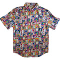 RSVLTS Disney Mickey Mouse Tropical Watercolor Bamboo Shirt Medium