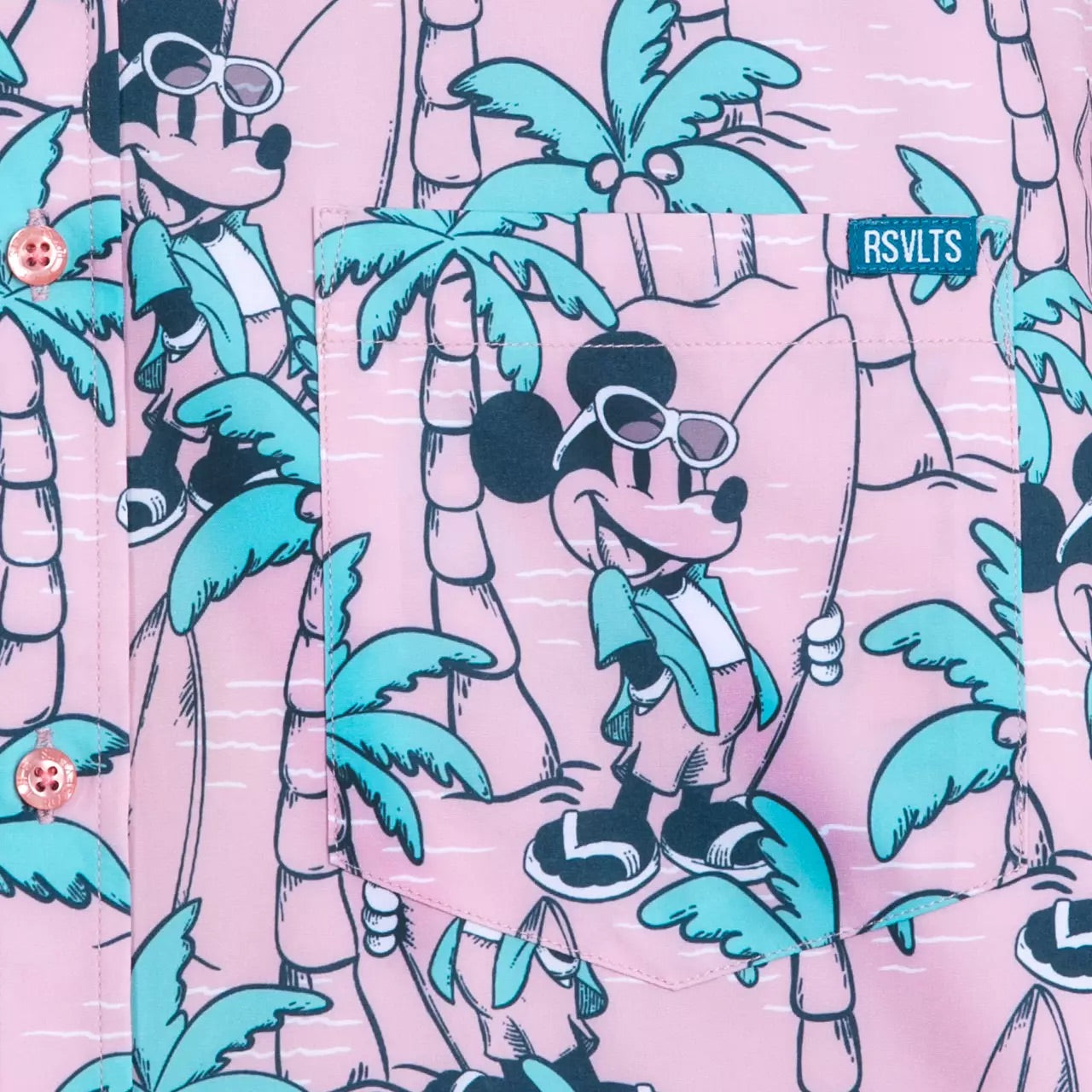 Disney “Mickey on Vacation” Kunuflex Button-Up Shirt