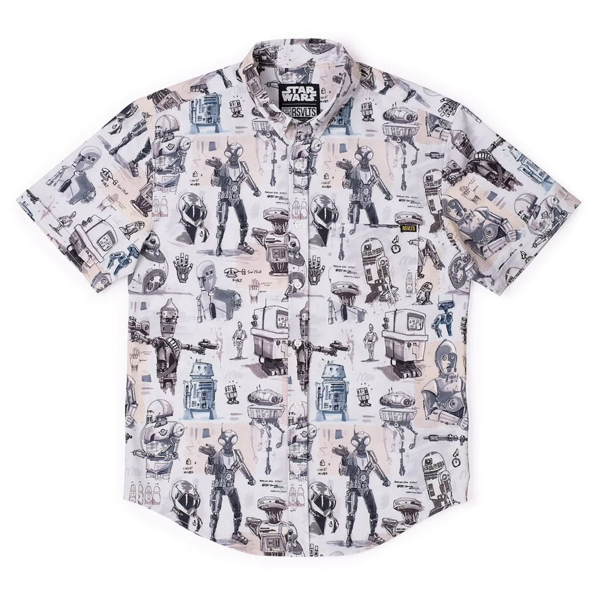 RSVLTS Star Wars Droid Drawings KUNUFLEX Shirt