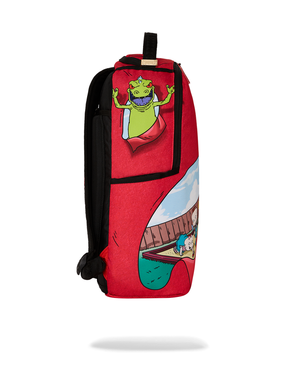 Sprayground Rugrats Susie Arts and Crafts Shark Backpack detail view