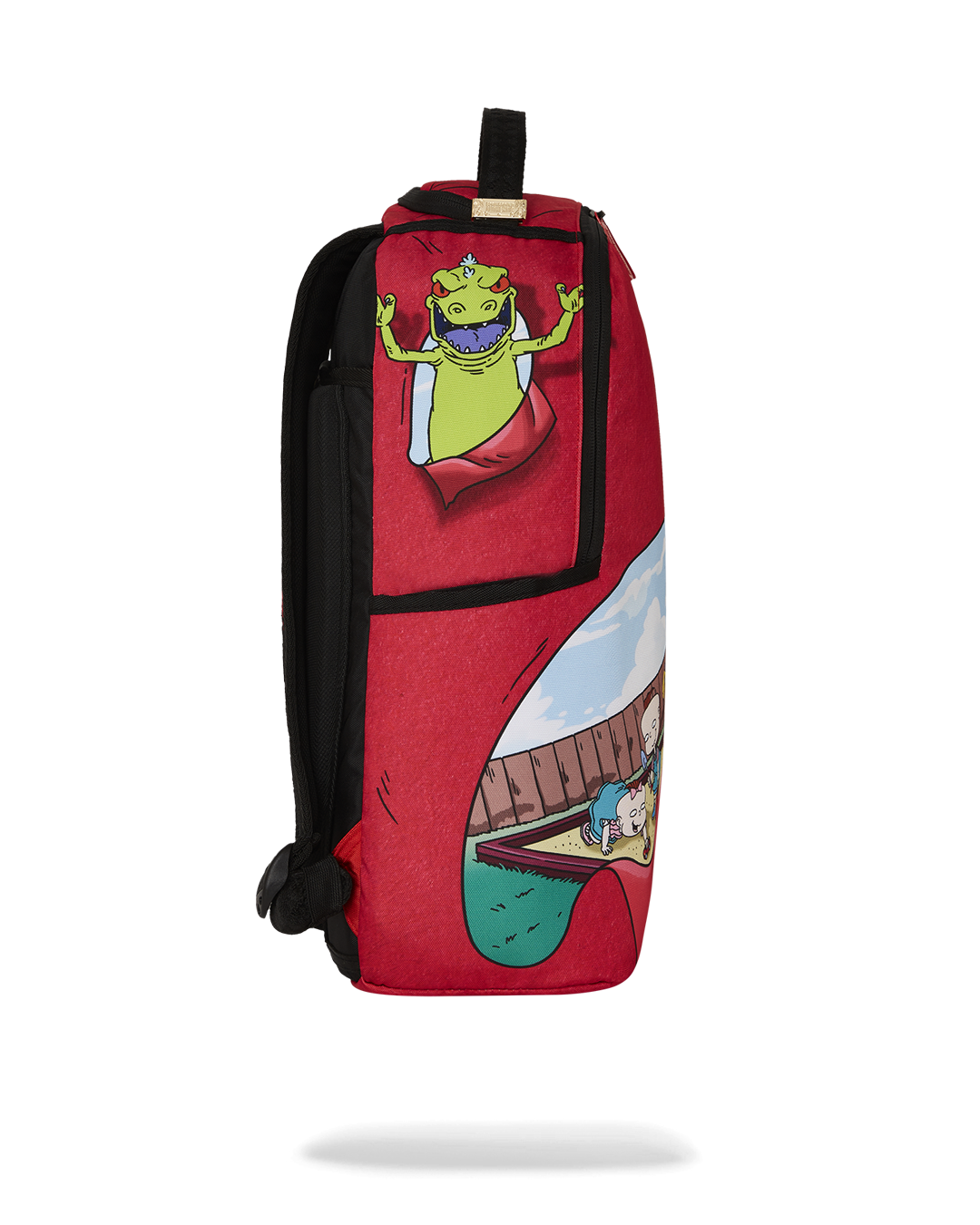 Sprayground Rugrats Susie Arts and Crafts Shark Backpack detail view
