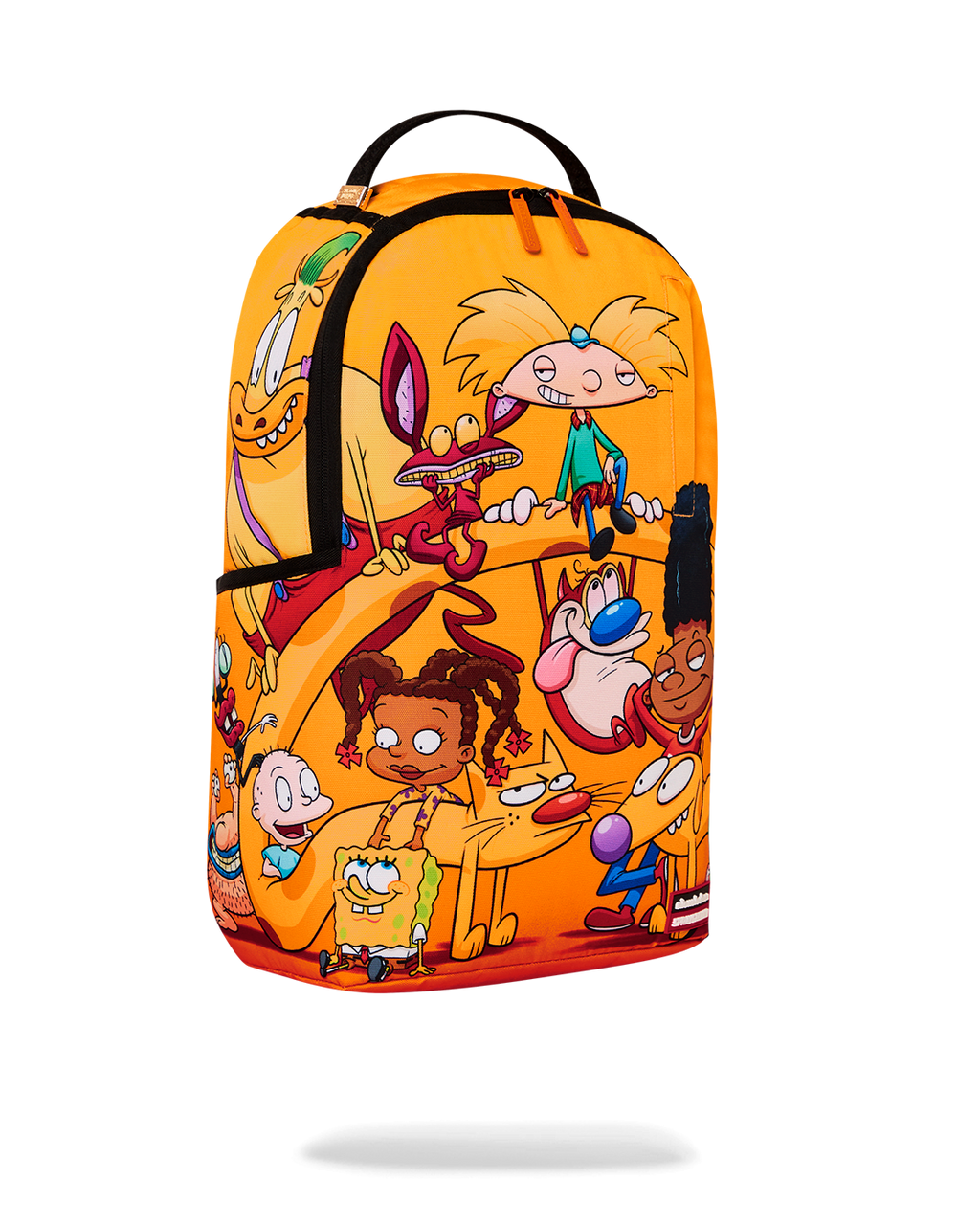 Sprayground 90s Nick CatDog Shark Mouth Backpack detail view