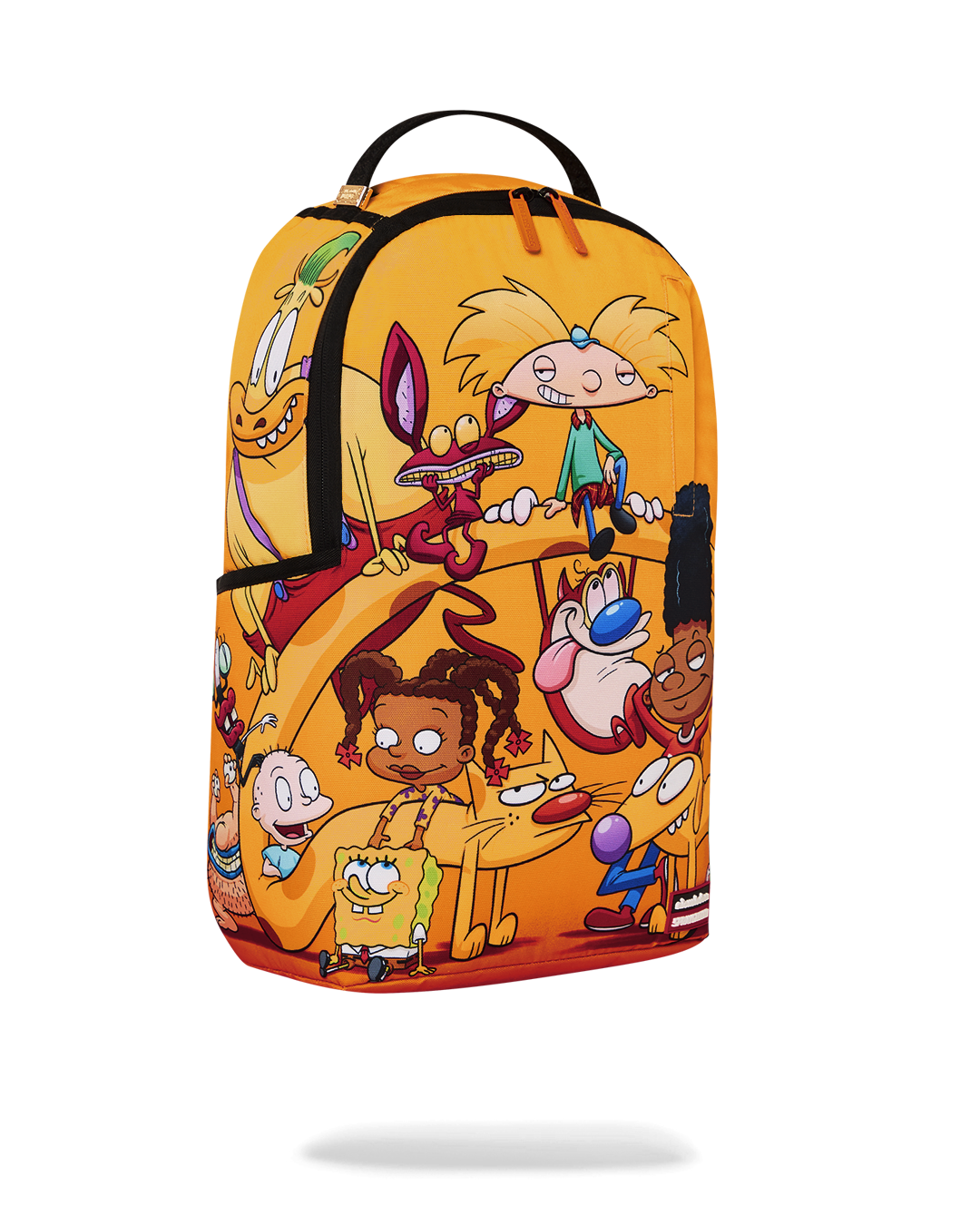 Sprayground 90s Nick CatDog Shark Mouth Backpack detail view