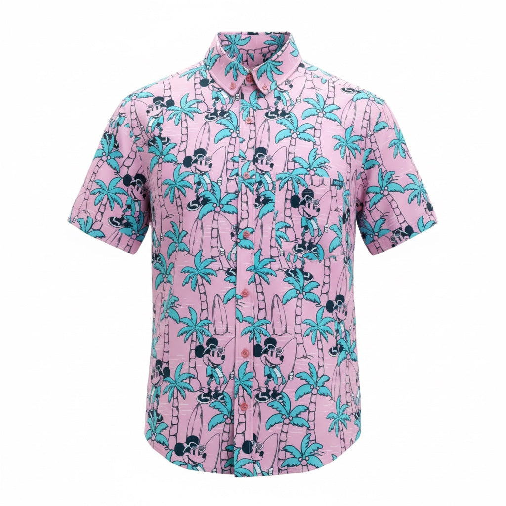Disney “Mickey on Vacation” Kunuflex Button-Up Shirt