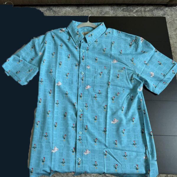 RSVLTS Disney Moana Heihei and Pua Blue KUNUFLEX Shirt