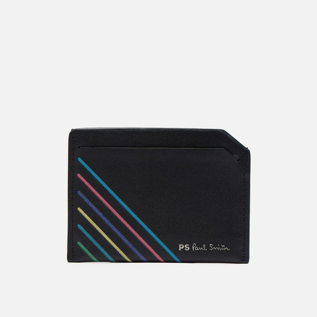 PS Paul Smith Signature Stripe Leather Card Holder detail view