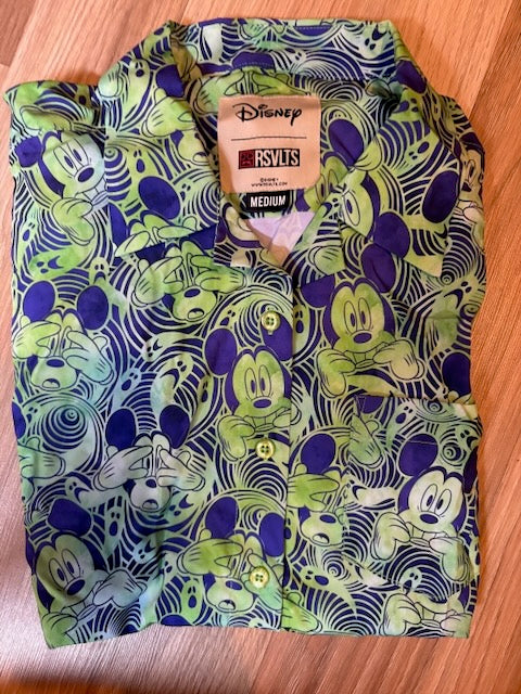 RSVLTS Disney Haunted Mouse Kunuflex Shirt Medium