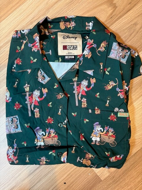 RSVLTS Disney The Muppet Christmas Carol The Storytellers Kunuflex Shirt Medium