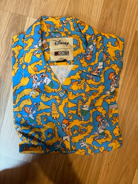 RSVLTS Disney Chedda Whizzy Kunuflex Shirt Medium