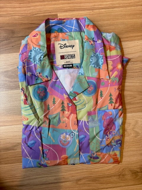 RSVLTS Disney A Goofy Movie The Open Road Kunuflex Shirt Medium