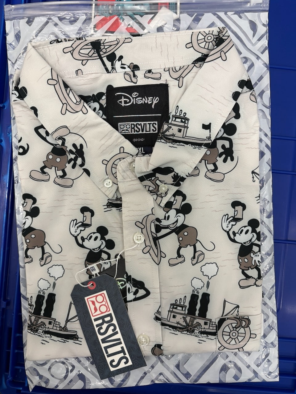 RSVLTS Disney Steamboat Mickey KUNUFLEX Shirt