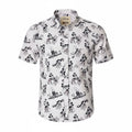 Disney Pixar “Going Up” Shirt Seersucker Short Sleeve Blue