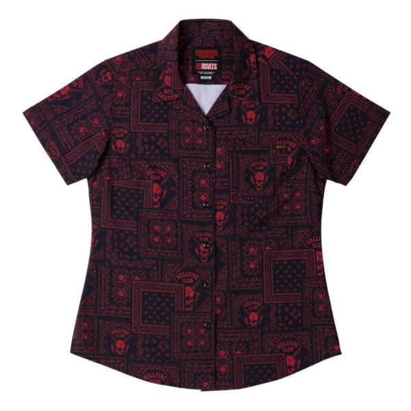 RSVLTS Stranger Things Welcome to Hellfire Kunuflex Shirt Medium