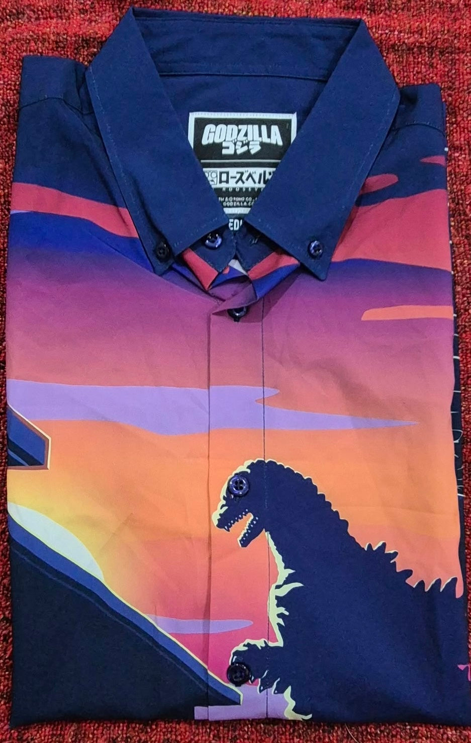 RSVLTS Godzilla Night Falls, Godzilla Rises – Emerald City Comic Con Exclusive – KUNUFLEX Shirt (M)