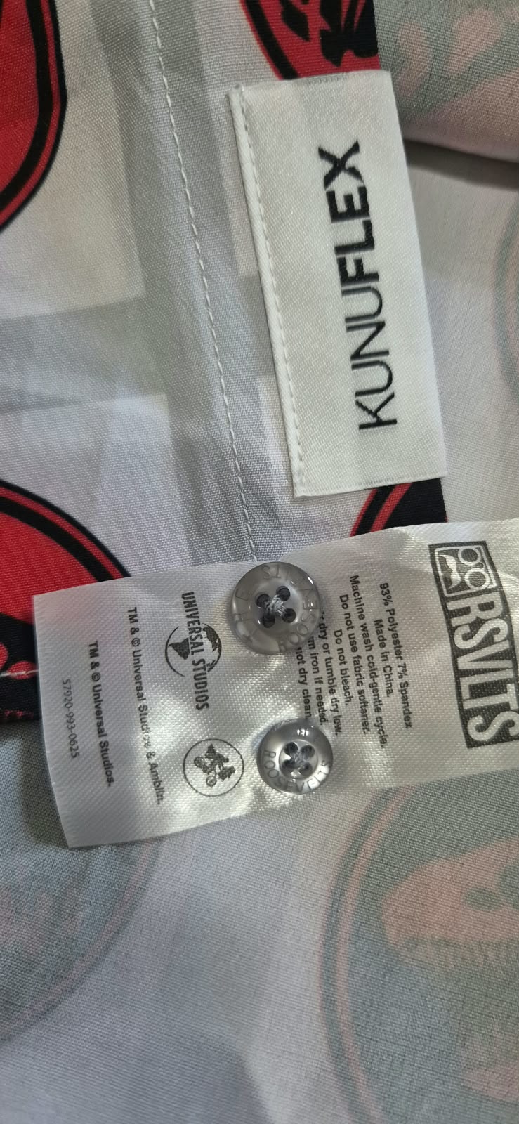 RSVLTS Jurassic Park JP Logo – Universal Studios Exclusive – KUNUFLEX Shirt (M)