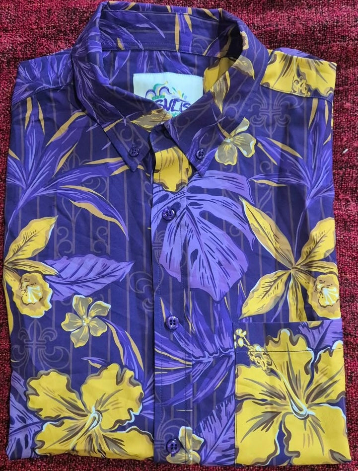 RSVLTS Floral City New Orleans 2025 Kunuflex Shirt Medium
