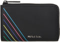 PS Paul Smith Signature Stripe Zip Coin Wallet front view