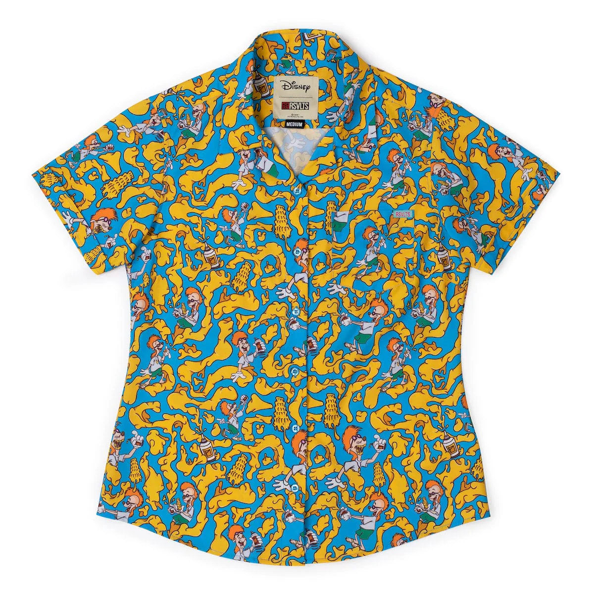 RSVLTS Disney Chedda Whizzy Kunuflex Shirt Medium