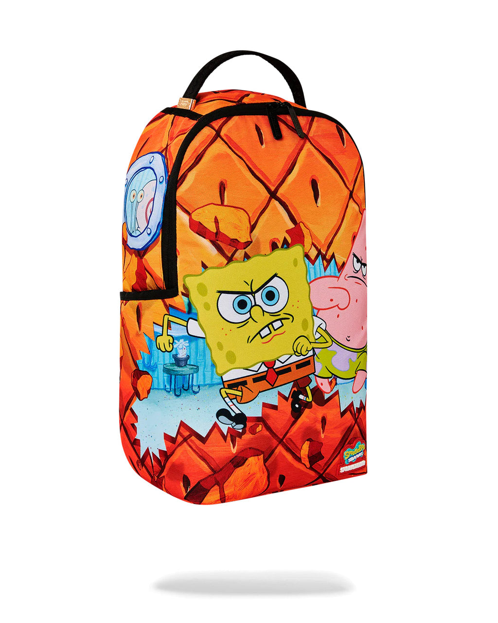 Sprayground SpongeBob and Patrick On the Run Backpack detail view