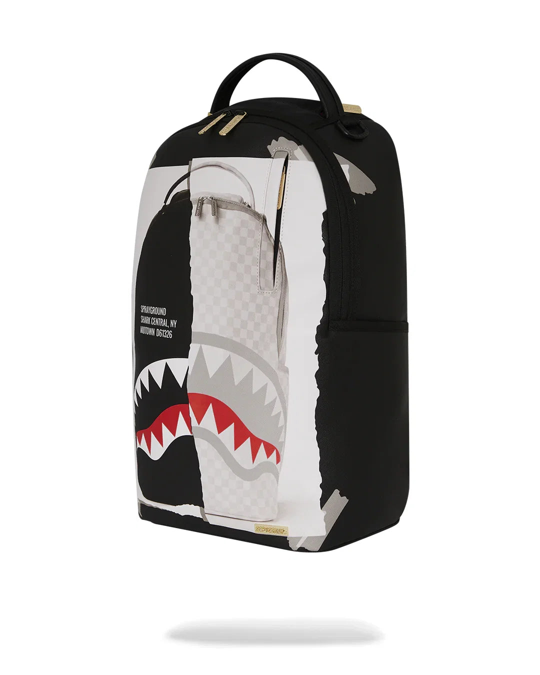 Sprayground Shark Central Midtown Backpack side view