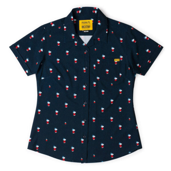 RSVLTS Peanuts Keepin It Cozy Kunuflex Shirt Medium