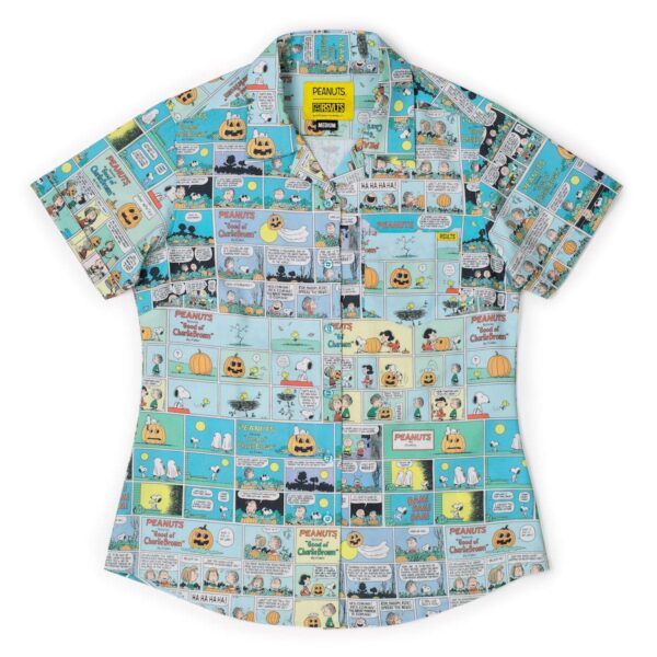 RSVLTS Peanuts Spooky Strips Kunuflex Shirt Medium