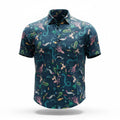 Rsvlts Seersucker The Deep Ocean Creatures Short Sleeved Shirt