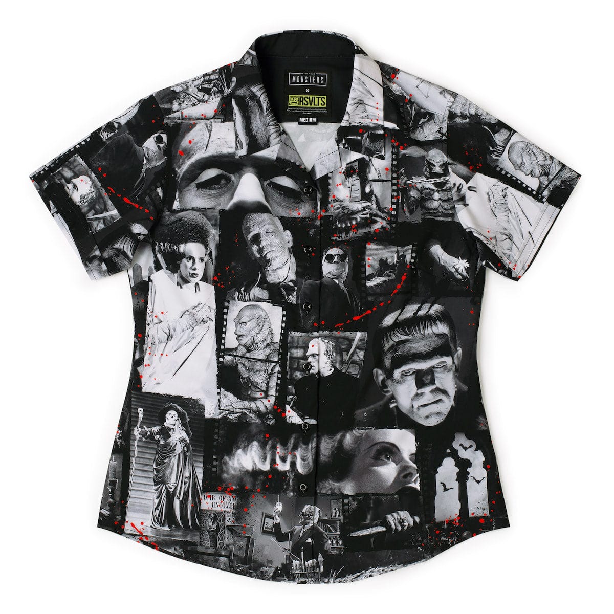 RSVLTS Universal Monsters Stars of the Silver Scream Kunuflex Shirt Medium